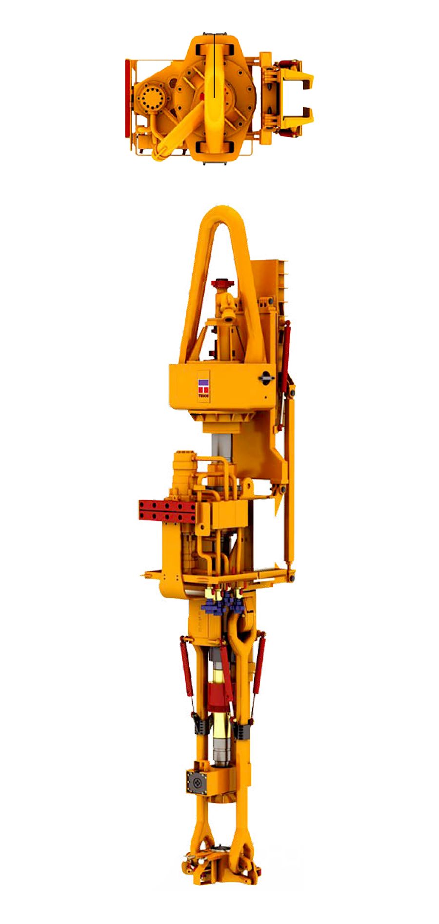 Tesco® 500/650 HCIS 1205 Hydraulic Top Drive Top,Drive,Drilling